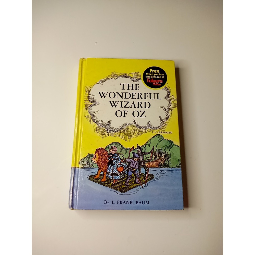 1970 The Wizard Of‎ Oz By L. Frank Baum Book Hardcover